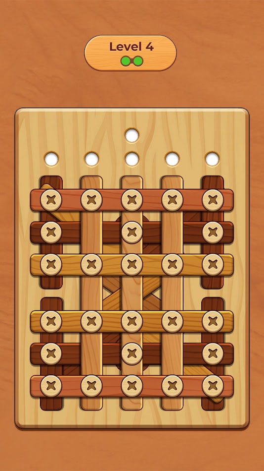#2. Wood Screw Puzzle (Android) Με: iKame Games - Zego Studio