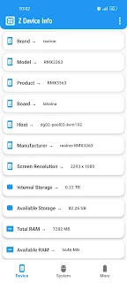 Device Info - System & HW Info