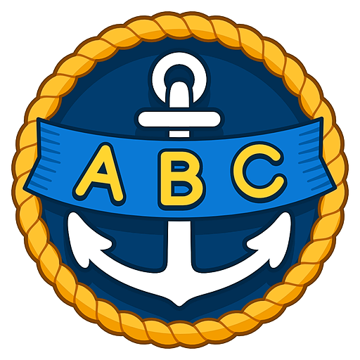 All Aboard learn to read app logo