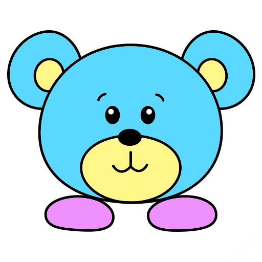 livro para colorir com uma página de bear.coloring para jogos kids