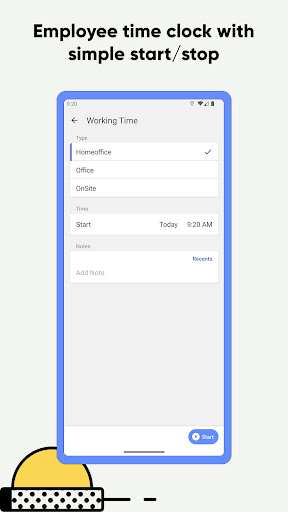 timr – time tracking with GPS Screen 3