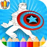 ?? Super-Hero Coloring icon
