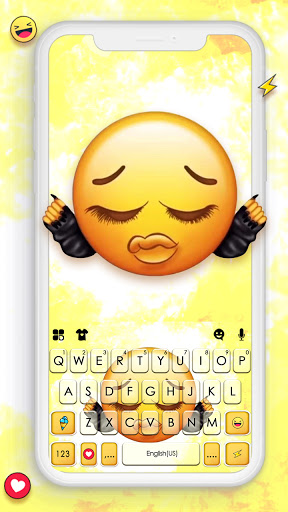 Android application Sassy Queen Emoji Keyboard Bac screenshort