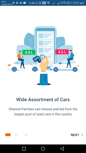 Android application CARS24 Partners screenshort