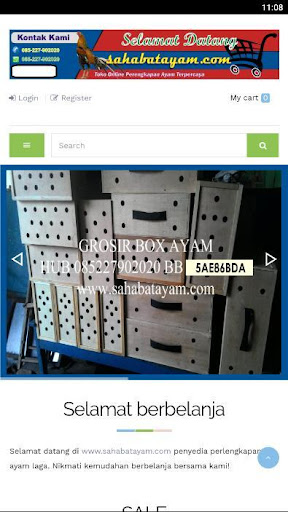 Android application Sahabat Ayam screenshort