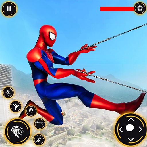 Spider Rope Hero Superhero War