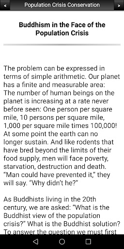 Population Crisis Conservation Screen 2