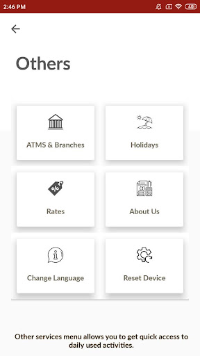 Mahalaxmi Bank Mobile Banking Screen 3