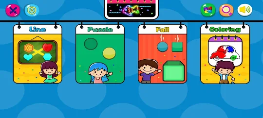 Kids games: shapes and colors