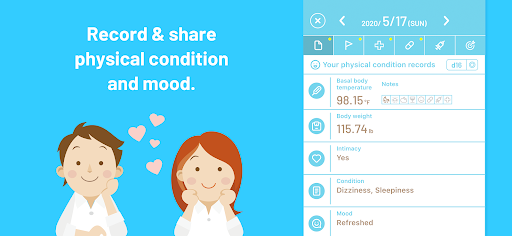 Screenshot of KONOTOKI:Ovulation prediction