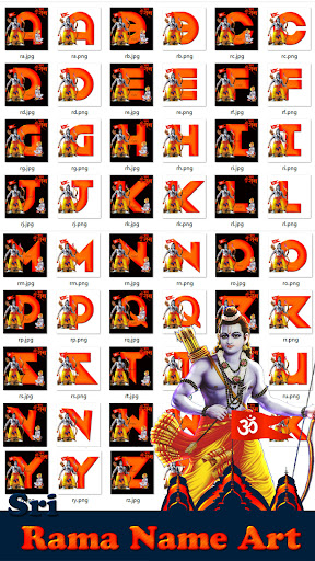 Sri Rama Name Art and DP Maker