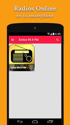 Android application Circuito Éxitos 99.9 FM - Radi screenshort
