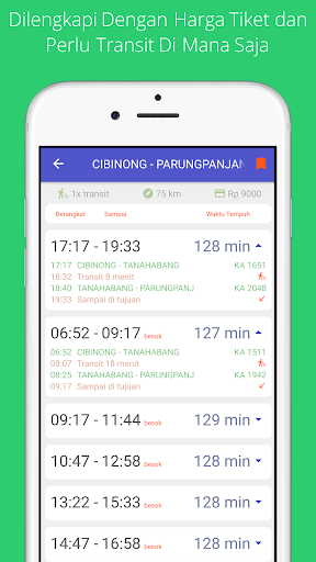 Rute Transit & Jadwal KRL Screen 3