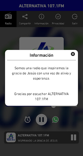 ALTERNATIVA 107.1FM Screen 2