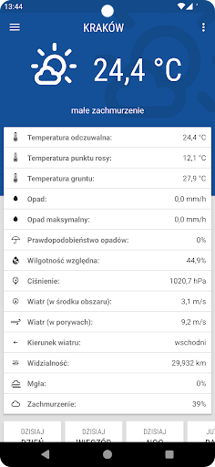 Meteo ICM — weather forecast Screen 3