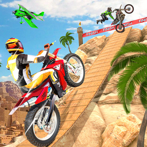 Super bike hero stunt Racing