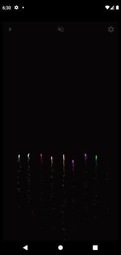 Android application Fireworks Animation Effect screenshort