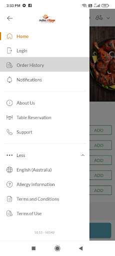 Indian Village Restaurant Screen 2
