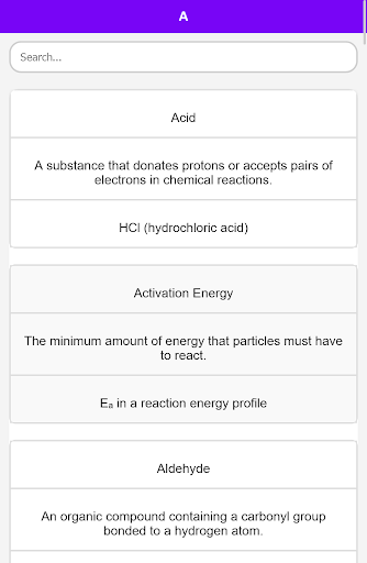 Chemistry Dictionary