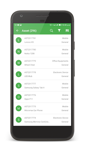 Asset Tracking and Maintenance Screen 3