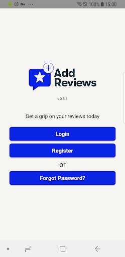 Android application Add Reviews screenshort