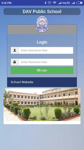 Android application DAV Public School, Yamunanagar screenshort