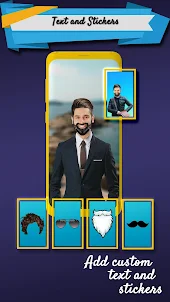 Suit Photo Editor Frame