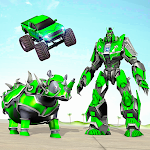 Cover Image of Herunterladen Rhino-Roboter-Auto-Transformationsspiel  APK