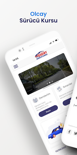 Android application Olcay Sürücü Kursu screenshort