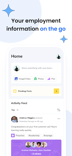 Android application Stratus HR screenshort