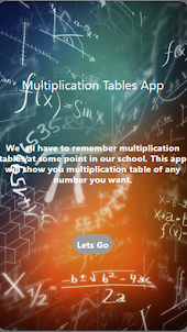 Multiplication Table by Abdur