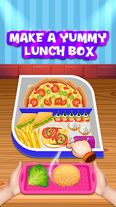 Fill Lunch Box: Organizer Game