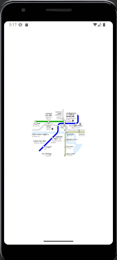 Android application Chennai Metro Map screenshort