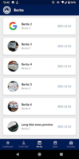 UPT BLK Disnaker Pangkep Screen 3