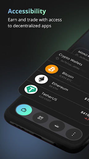 Android application MDAO Wallet screenshort