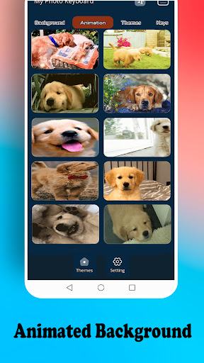Golden Retriever Dog Keyboard Screen 3