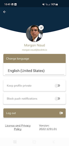 App screenshot