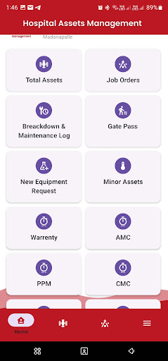 Med-Equip Track Screen 2