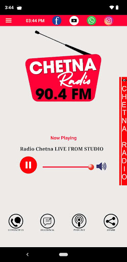 Android application Chetna Radio 90.4 FM screenshort