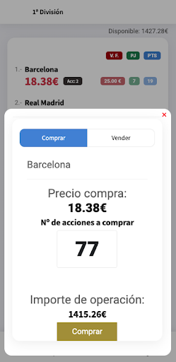 FanSportMarket Screen 2