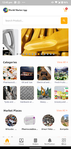 Android application World Market App screenshort