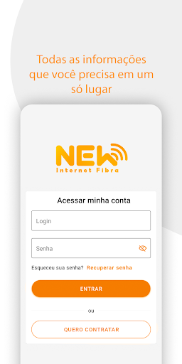 Android application NewFiber Sac screenshort