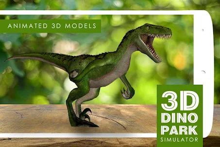 Simulador de parque 3D dinossa