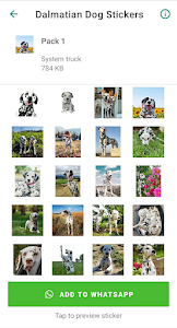 Dalmatian Dog Stickers Unknown