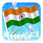 Cover Image of Herunterladen India Flag Wave HD Live Wallpa  APK