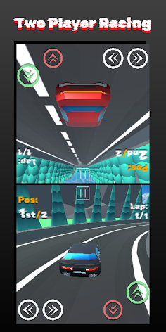 Two Player Racing - Speed Duel - Screenshot 1