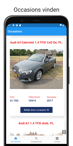 Android application Autobedrijf Wierden screenshort