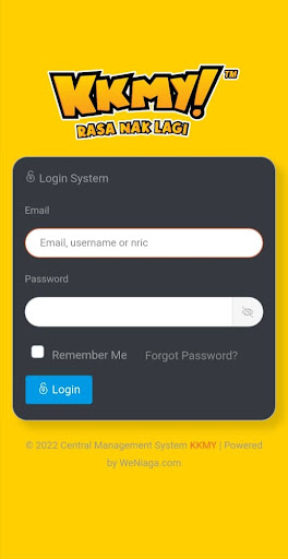 Android application KKMY System screenshort