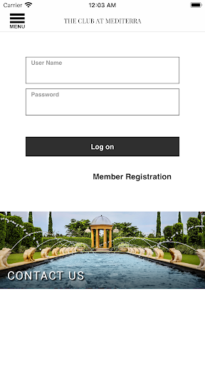 Android application The Club at Mediterra screenshort