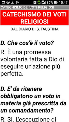 Vocazione Religiosa Screen 2